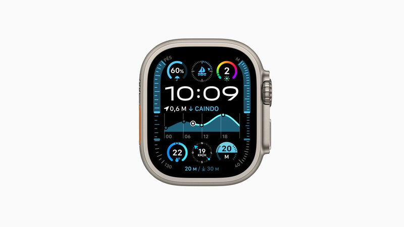 Reloj Ultra 8 (Pantalla Infinity 2.09, Bluetooth, Resistente al agua, + dos regalos incluidos).